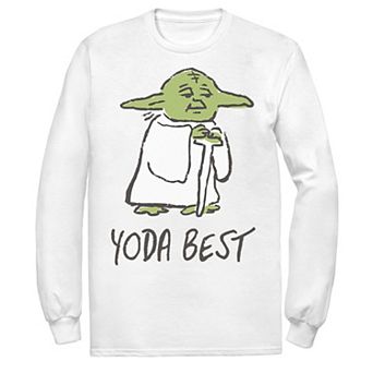 Men's Star Wars Yoda Best Portrait Sketch Tee