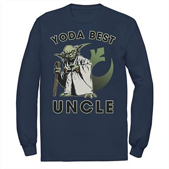 Men's Star Wars Yoda Best Uncle Rebel Logo Tee