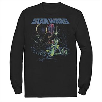 Men's Star Wars Neon Splatter Group Shot Tee