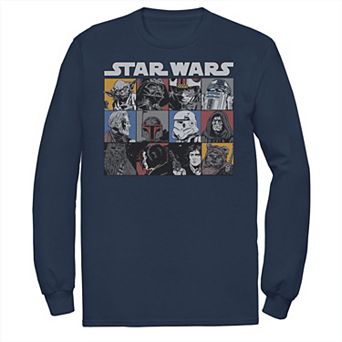 Men's Star Wars Comic Style Character Boxes Tee