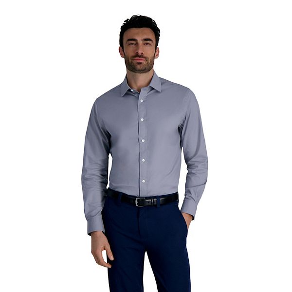 Men's Haggar ClassicFit Premium Comfort SpreadCollar Dress Shirt