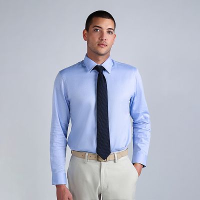 slim fit dress slacks Wilkes & Riley Herringbone Dress Shirts – Ted's Clothiers main image 0