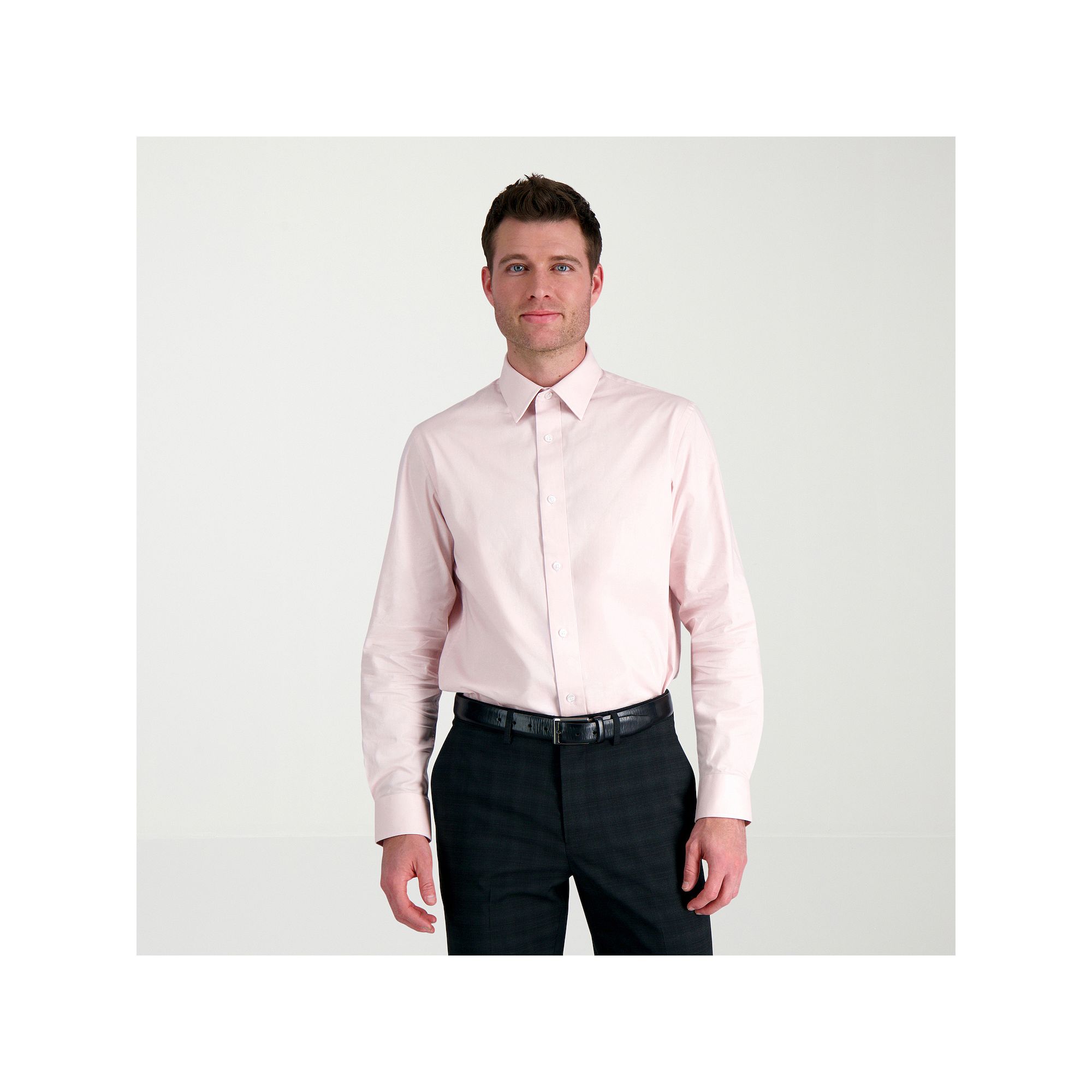 Mens Haggar® Premium Comfort Classic Fit Wrinkle Resistant Dress Shirt, S