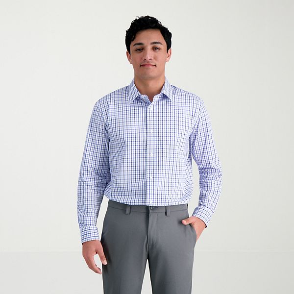 Men's Haggar ClassicFit Premium Comfort SpreadCollar Dress Shirt