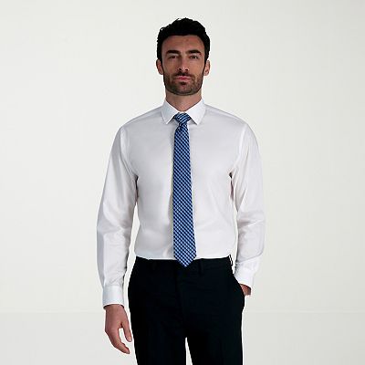 well fitted dress shirt Performance Fit Long Sleeve Dress Shirt RED / LG main image 1