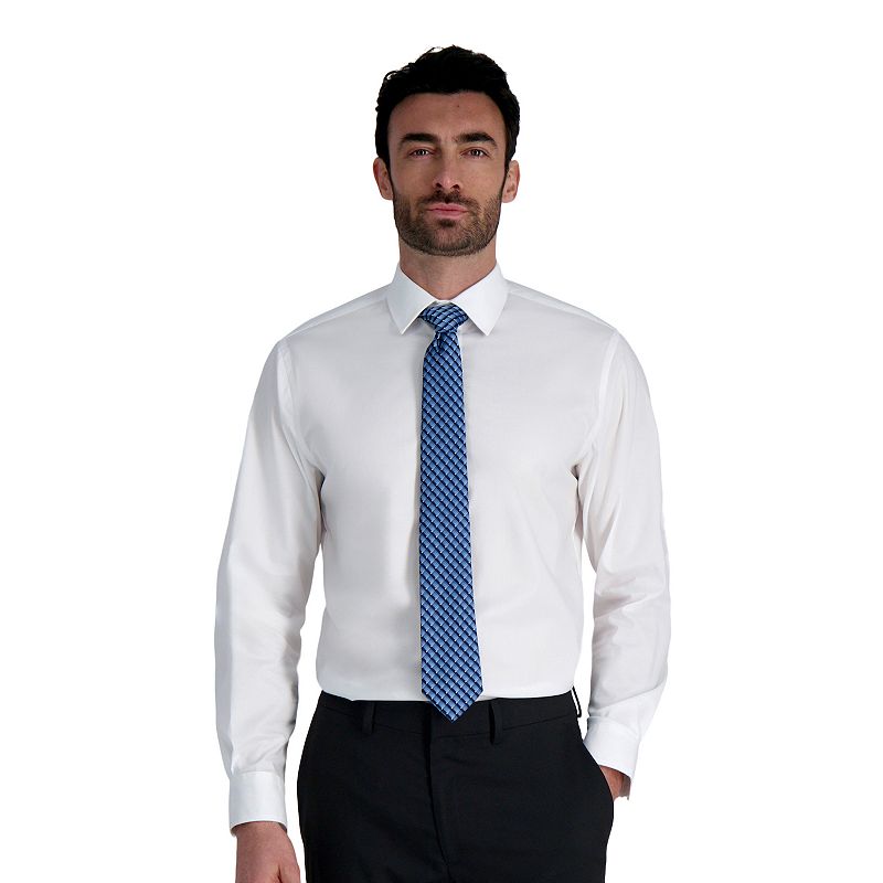 Mens Haggar Classic-Fit Premium Comfort Spread-Collar Dress Shirt, Size: 1