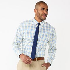 Kohls mens best sale fitted dress shirts