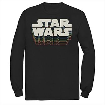 Men's Star Wars Retro Gradient Logo Tee
