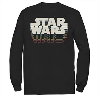 Men's Star Wars Retro Gradient Logo Tee