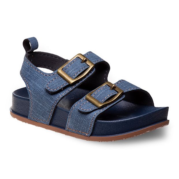 Rugged Bear Toddler Boys Double Buckle Sandals