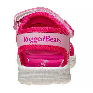 Rugged Bear Toddler Girls' Star Sport Sandals