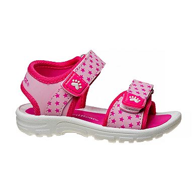 Rugged Bear Toddler Girls' Star Sport Sandals 