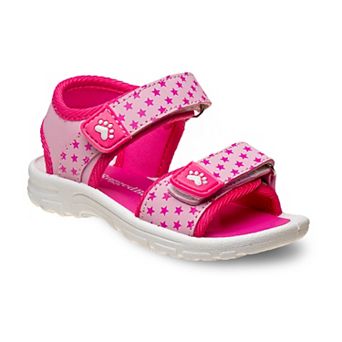 Rugged Bear Toddler Girls' Star Sport Sandals
