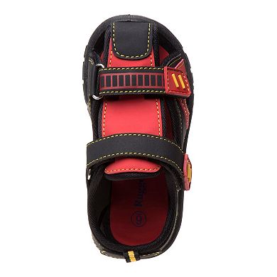 Rugged Bear Firefighter Toddler Boys' Fisherman Sandals