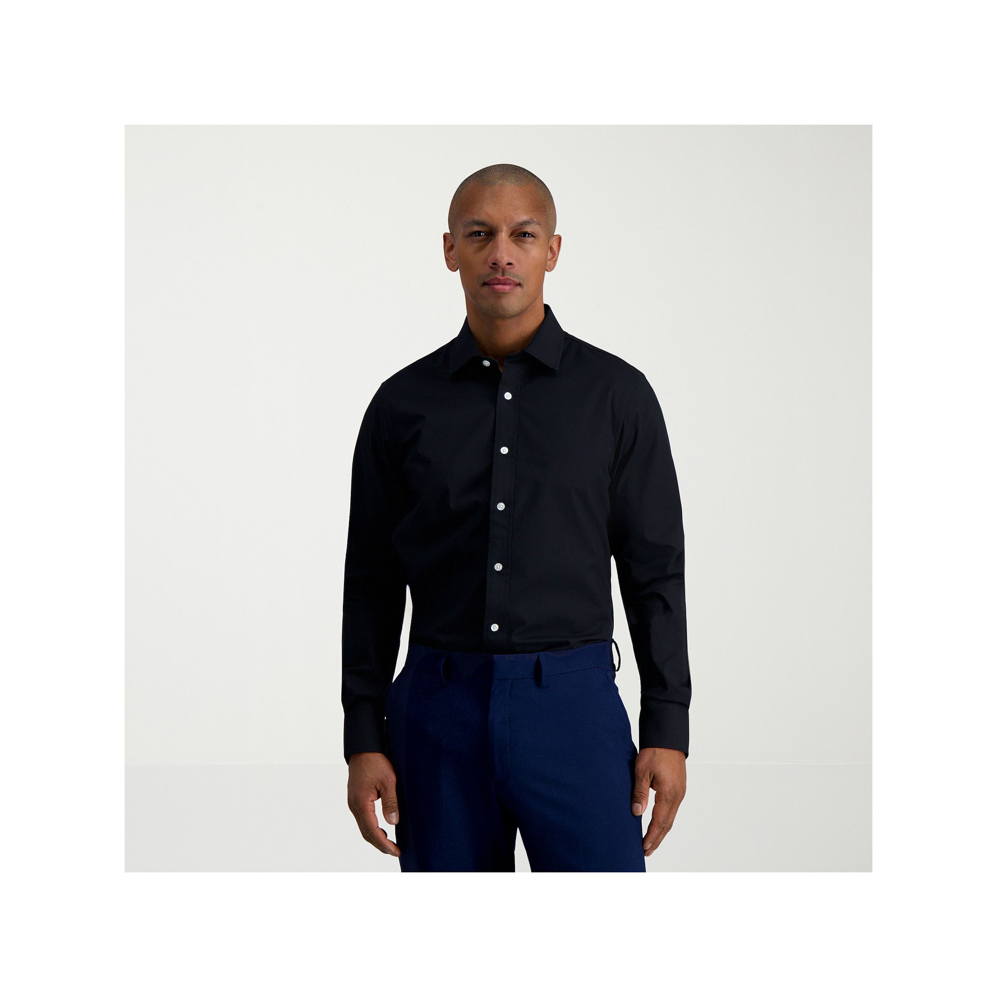 Mens Haggar® Premium Comfort Slim Fit Wrinkle Resistant Dress Shirt, Size