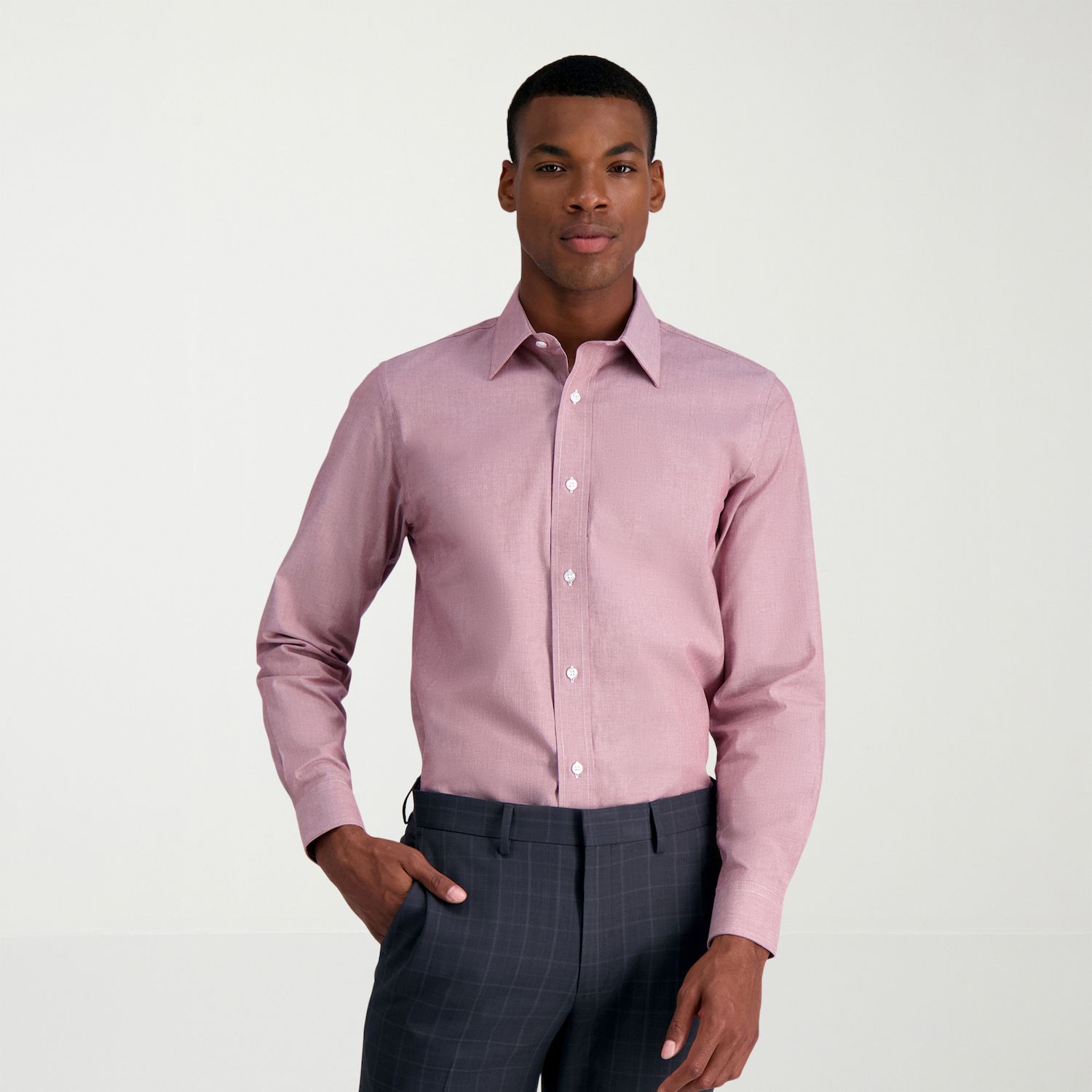 Men's Haggar Premium Comfort Slim Fit Dress Shirt