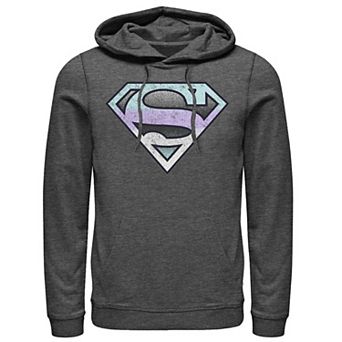 Men's DC Comics Superman Gradient Pastel Logo Hoodie