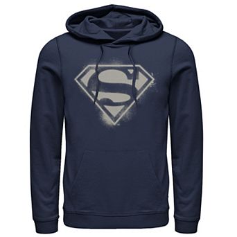 Men's DC Comics Superman Spray Paint Stencil Logo Hoodie