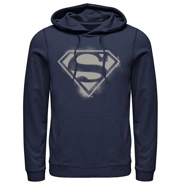 Blue superman hot sale hoodie