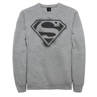 Men's DC Comics Superman Spray Paint Stencil Logo Sweatshirt