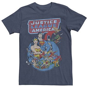 Men's DC Comics Justice League Retro Poster Tee