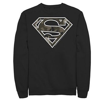 Men's DC Comics Superman Camouflage Fill Logo Sweatshirt