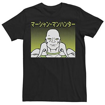 Men's DC Comics Martian Manhunter Dotted Kanji Portrait Tee