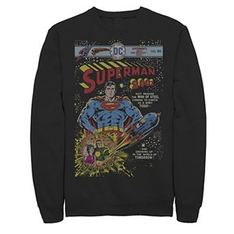 Men's DC Comics Superman 2001 Comic Book Cover Sweatshirt