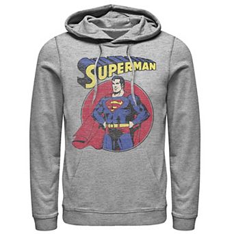 Men's DC Comics Superman Vintage Circle Portrait Logo Hoodie