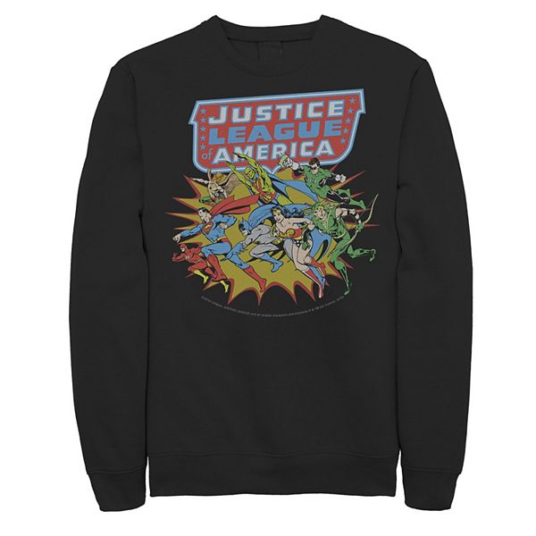 Men's DC Comics Justice League Of America Hero Run Sweatshirt