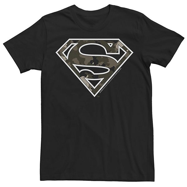 Men's DC Comics Superman Camouflage Fill Logo Tee