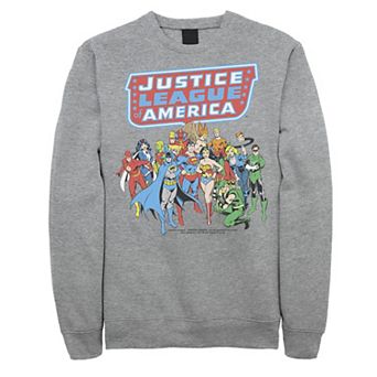 Men's DC Comics Justice League Of America Group Shot Sweatshirt