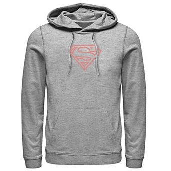 Men's DC Comics Superman Red Line Art Logo Hoodie