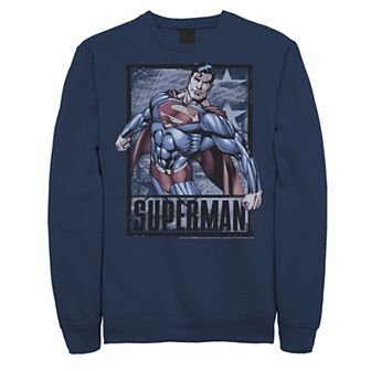 Men's DC Comics Superman Action Portrait Sweatshirt