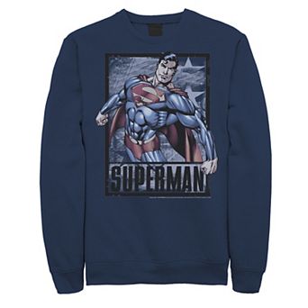 Men's DC Comics Superman Action Portrait Sweatshirt