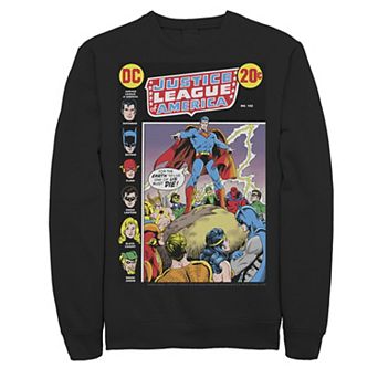Men's DC Comics Justice League America Comic Cover Sweatshirt