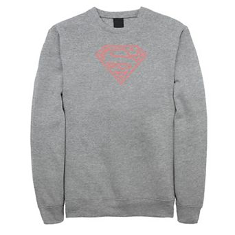 Men's DC Comics Superman Red Line Art Logo Sweatshirt