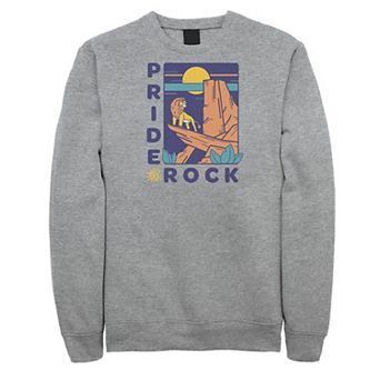 Disney's The Lion King Simba Men's Pride Rock Simple Text Sweatshirt