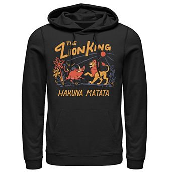 Disney's The Lion King Hakuna Matata Bold Text Men's Hoodie