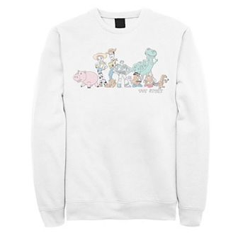 Disney / Pixar's Toy Story Men's Group Shot Line Up Distressed Poster Sweatshirt