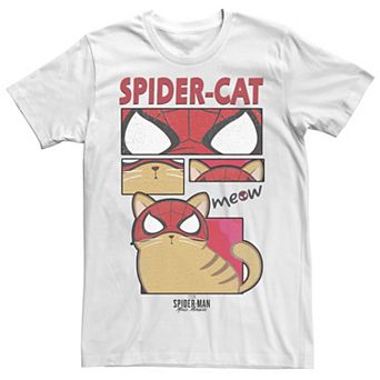 Men's Marvel Spider-Cat Comic Pane Tee