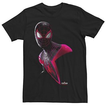 Men's Marvel Spider-Man Miles Morales Bust Portrait Tee