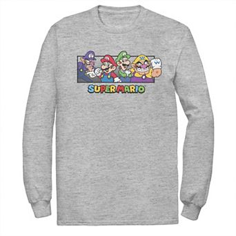 Men's Super Mario Bros. Character Collage Portrait Tee