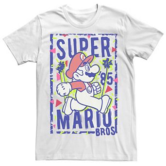 Men's Super Mario Bros 85 Retro Portrait Tee