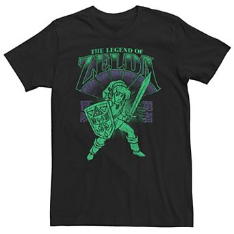 Men's Nintendo The Legend Of Zelda Green Hue Portrait Tee
