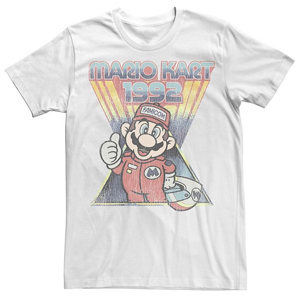 Men's Mario Kart 1992 Retro Portrait Tee