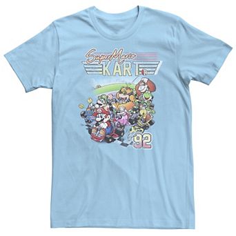 Men's Nintendo Maro Kart '92 Group Collage Tee