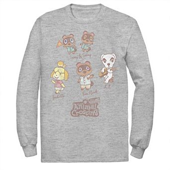 Men's Animal Crossing New Horizons Group Shot Names Tee