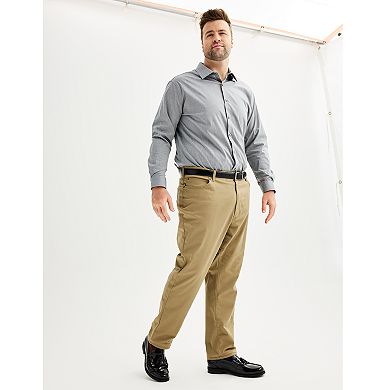 Big & Tall Apt. 9® Slim-Fit Stretch Spread-Collar Dress Shirt