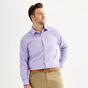 Big & Tall Apt. 9® Premier Flex Spread-Collar Dress Shirt